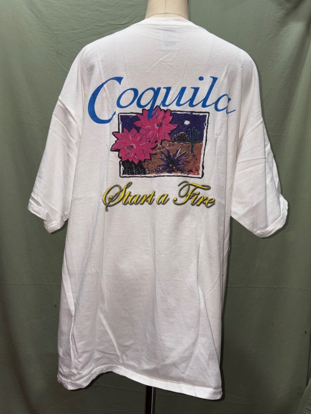 "Coquila" Vintage Liquor Advertising T-Shirt, Size XL